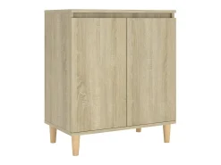 Aparador con patas de madera Roble Sonoma Madera de ingeniería