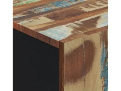 Aparador con puerta madera maciza reciclada 40x31x75 cm