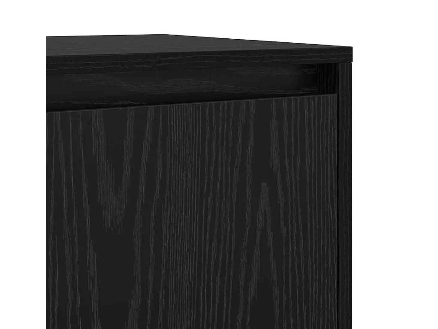 Aparador con puerta Roble negro 70 x 41 x 75 cm Madera de ingeniería