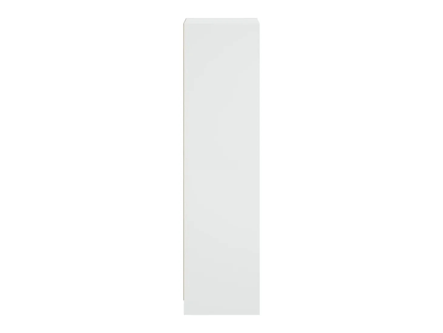 Aparador con puertas de cristal blanco 35x37x142 cm