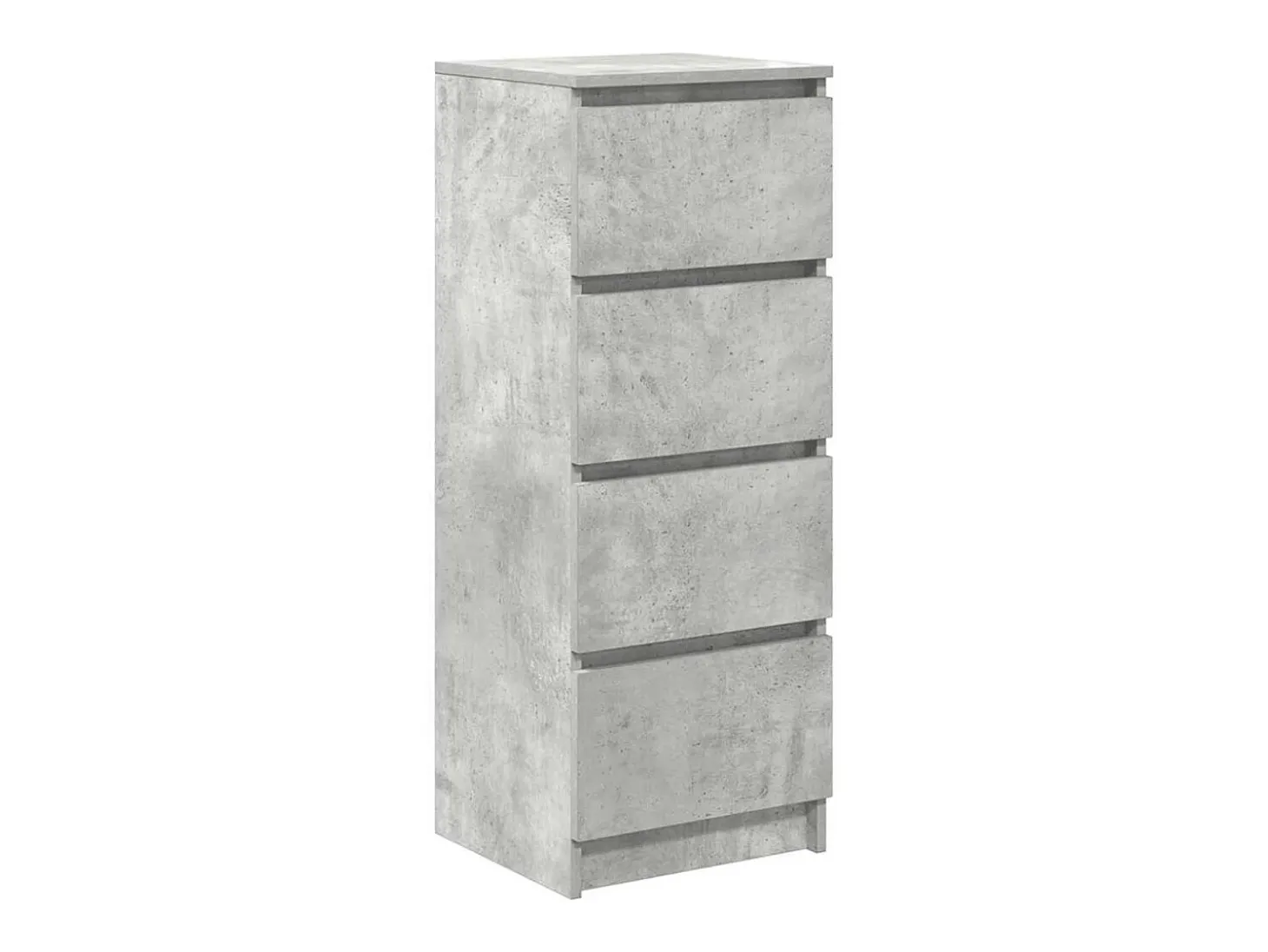 Aparador contrachapada gris 37,5x35x76 cm madera ingeniería