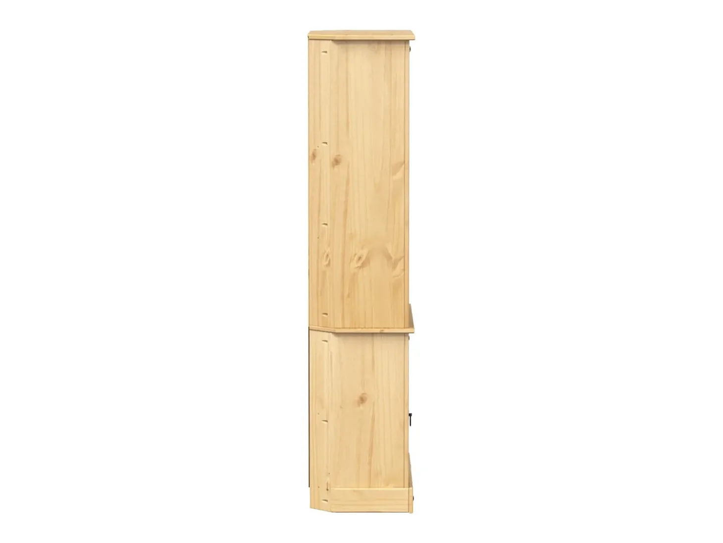 Aparador Corona madera maciza de pino 74x38x170 cm