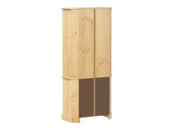 Aparador Corona madera maciza de pino 74x38x170 cm