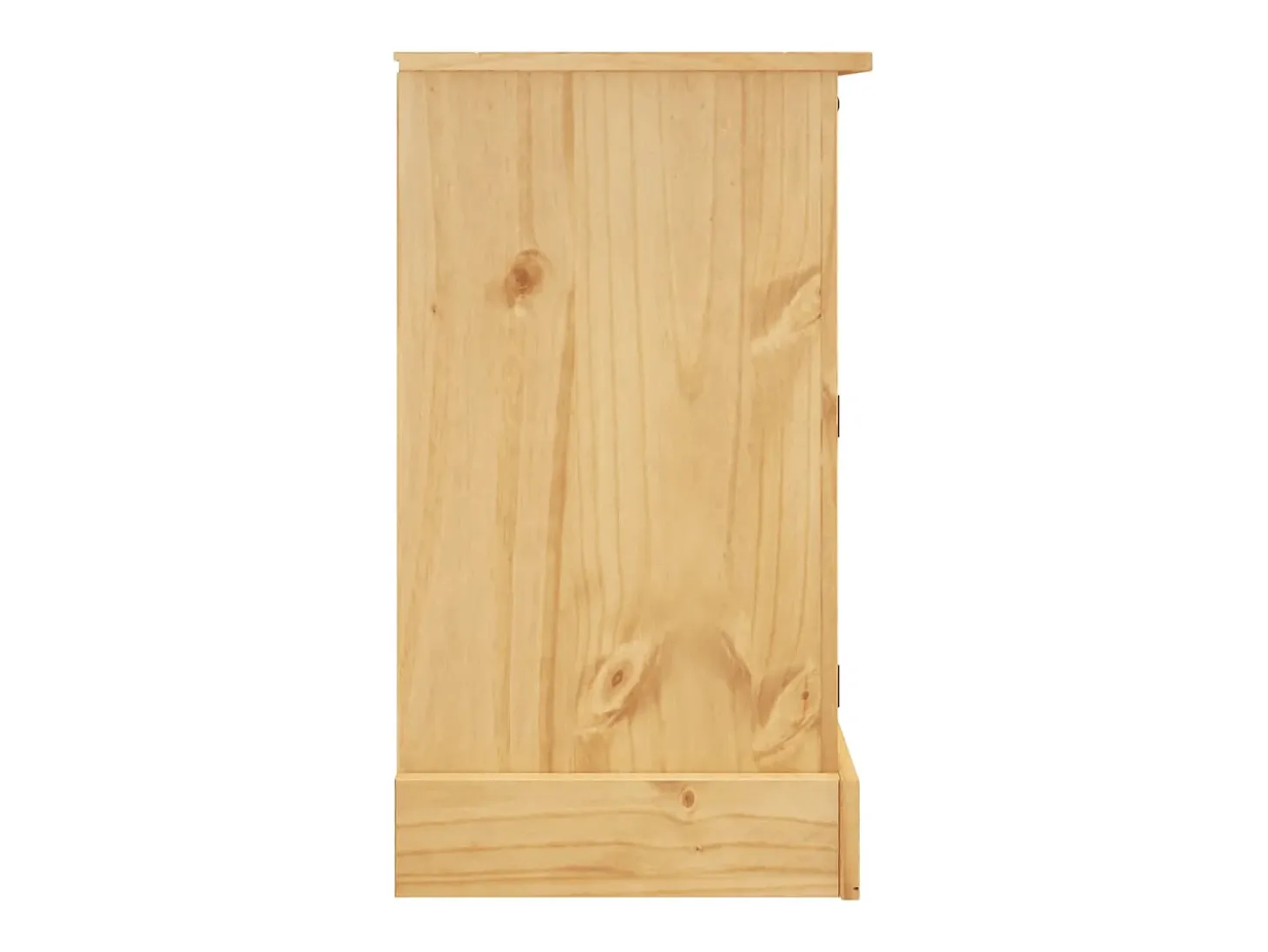 Aparador Corona madera maciza de pino marrón miel 112x43x78 cm