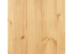 Aparador Corona madera maciza de pino marrón miel 112x43x78 cm