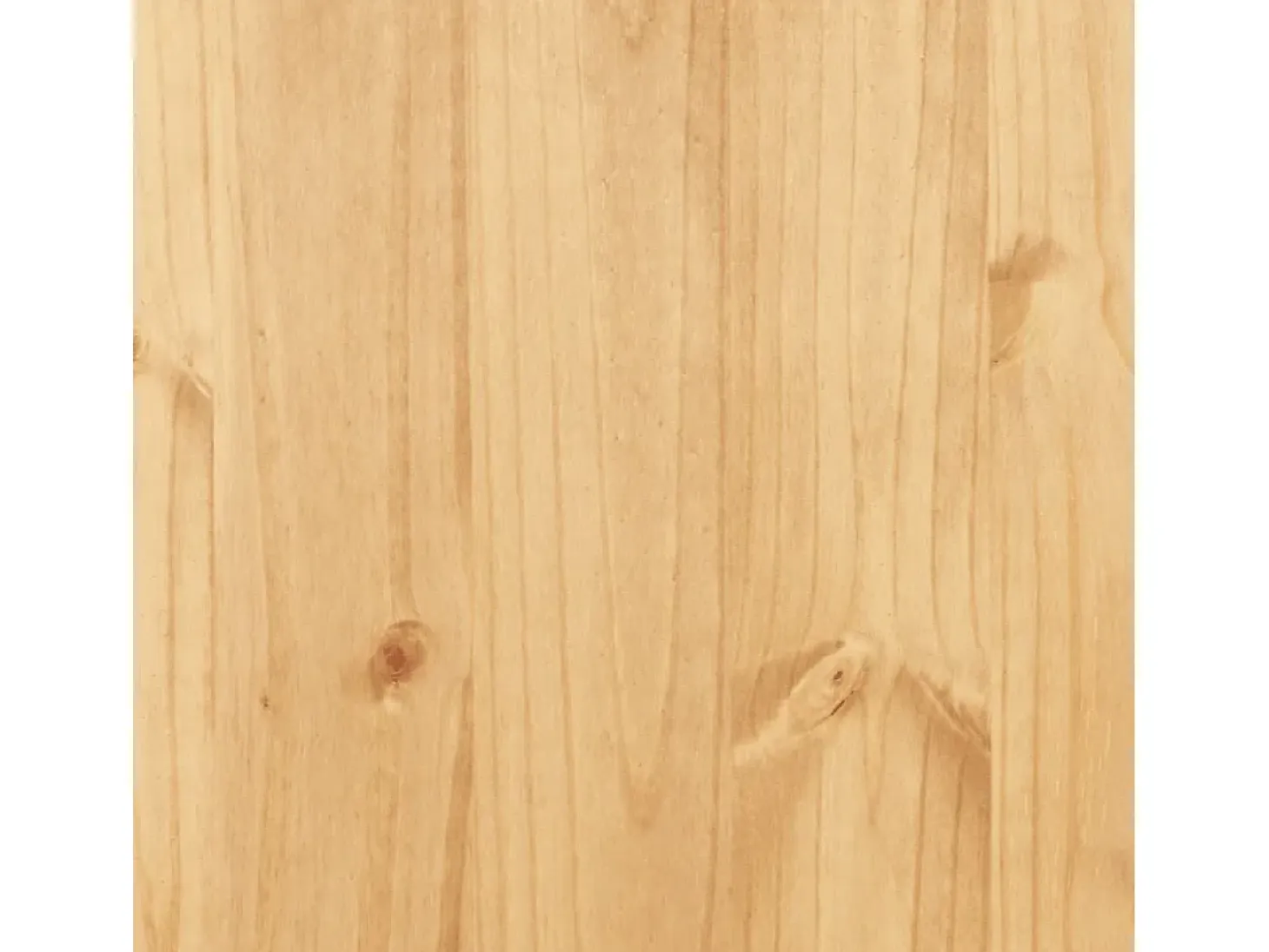 Aparador Corona madera maciza de pino marrón miel 112x43x78 cm
