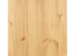Aparador Corona marrón 112x43x196 cm madera maciza de pino mexicano