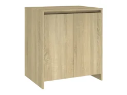 Aparador de 2 piezas madera manufacturada color roble Sonoma ES20071