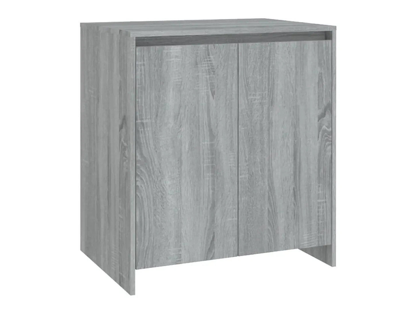 Aparador de 2 piezas madera manufacturada gris Sonoma ES57763