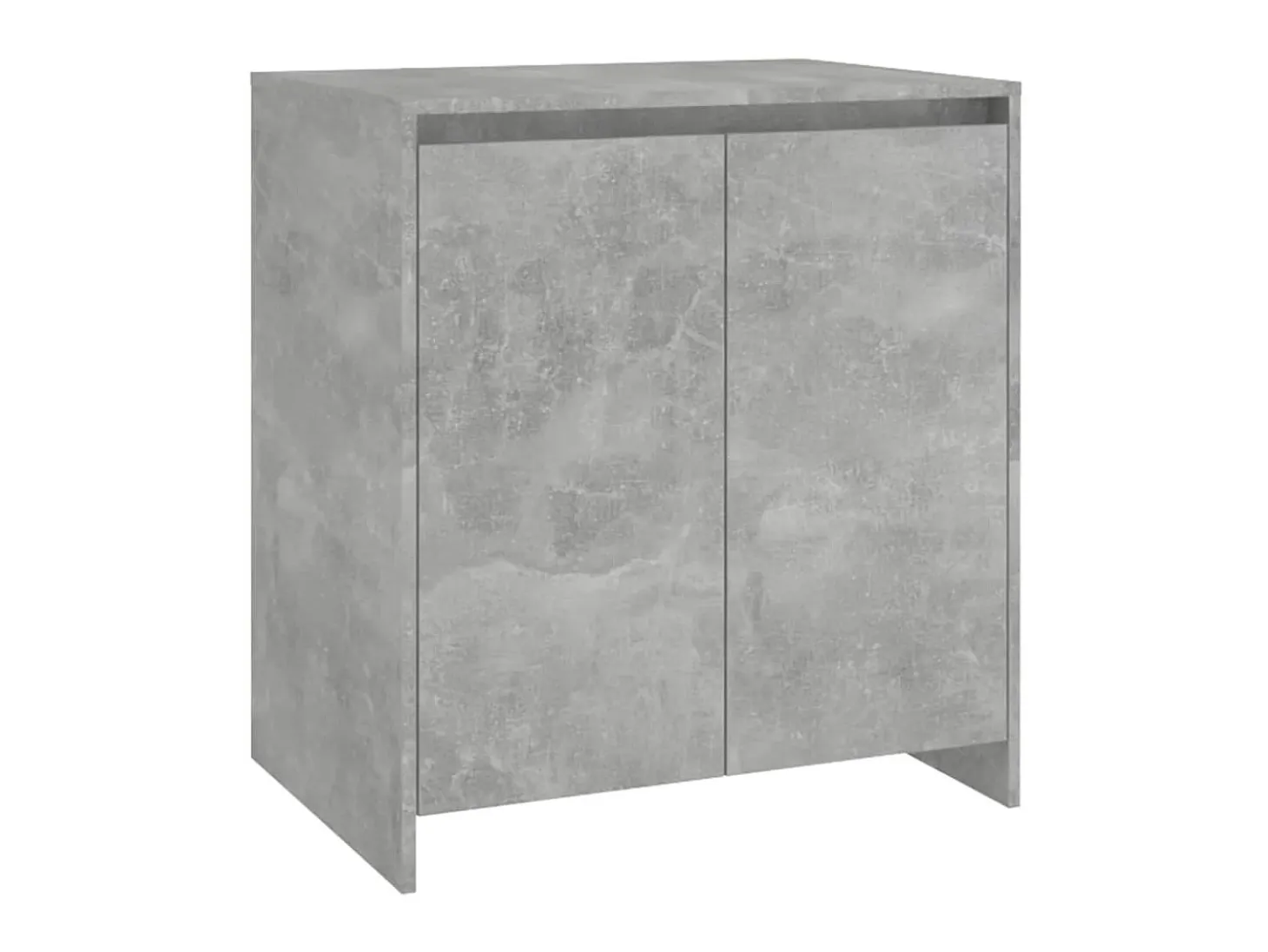 Aparador de 3 piezas madera manufacturada gris hormigón ES83951