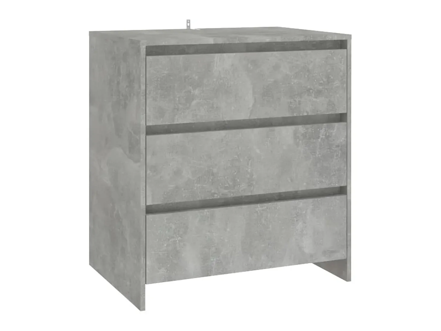 Aparador de 3 piezas madera manufacturada gris hormigón ES83951
