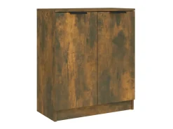 Aparador de 3 piezas madera manufacturada color roble ahumado ES93068