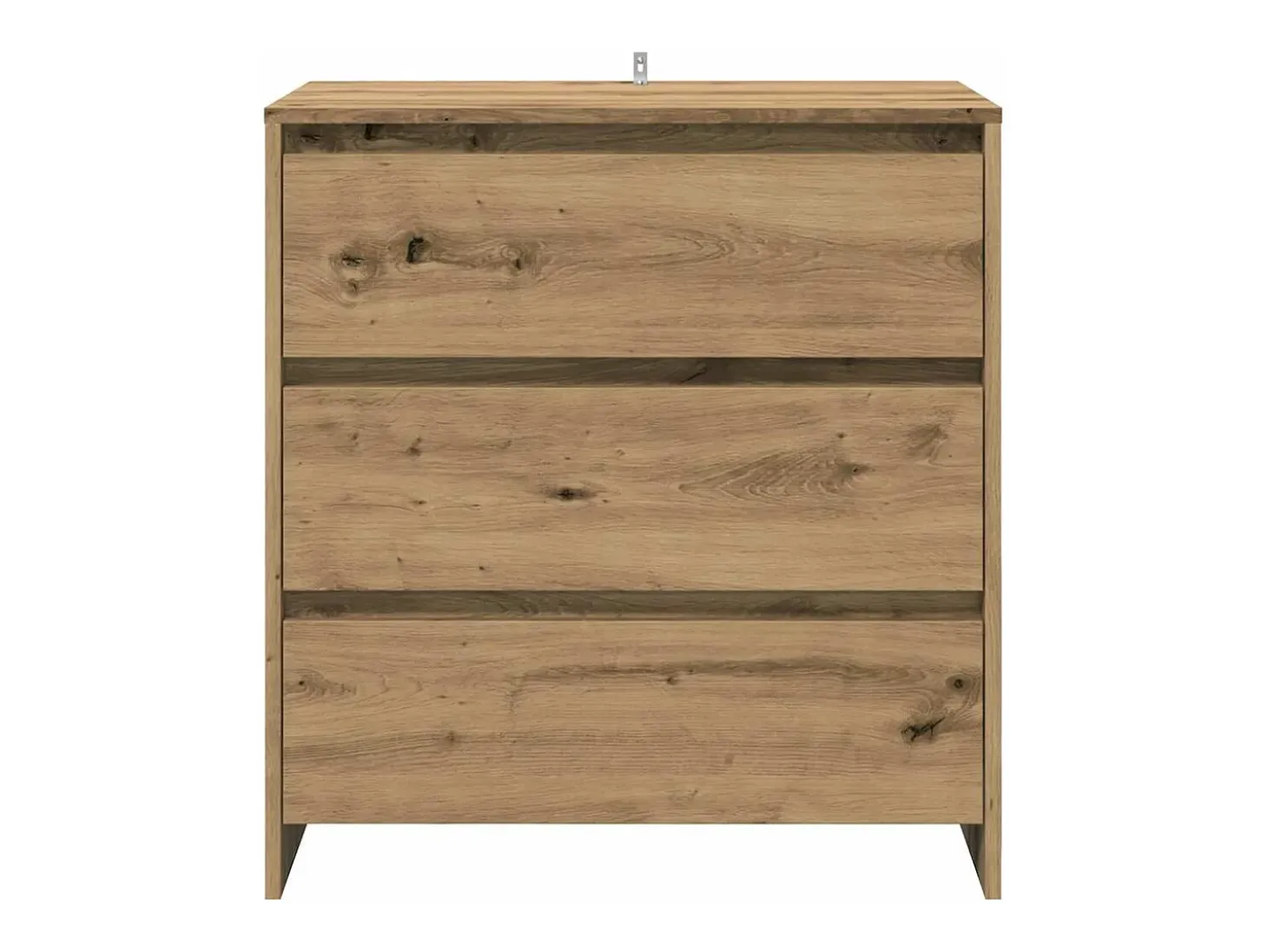 Aparador de 3 piezas, roble hecho a mano, madera de ingeniería