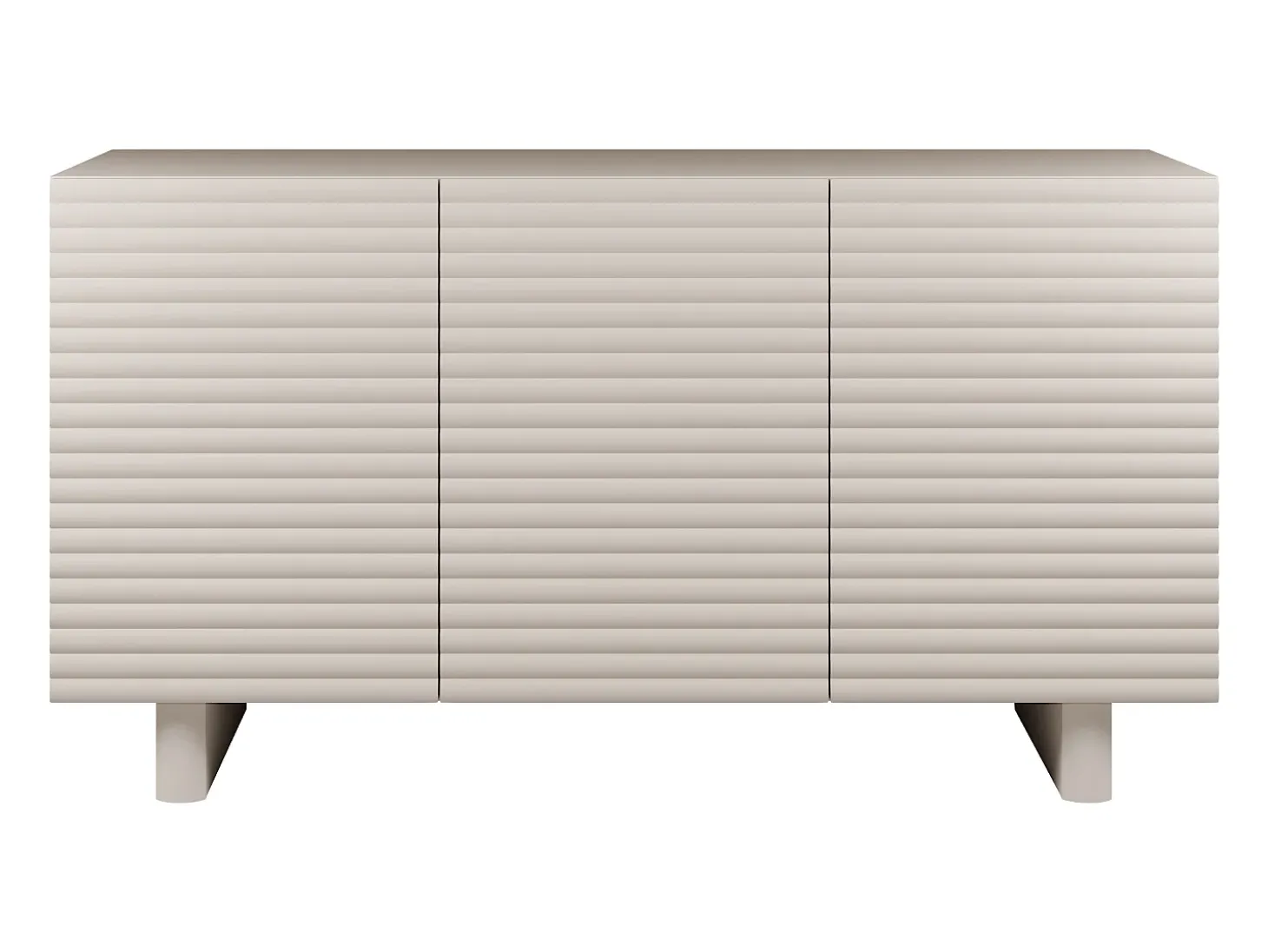 Aparador de 3 puertas en MDF - Color: Beige - LUDIMA
