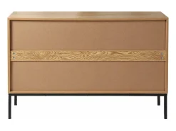 Aparador de 2 puertas y 3 cajones de ratán L120 cm - JAYA