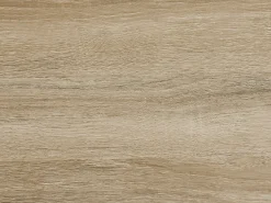 Aparador de 3 puertas y 3 cajones con luces LED de MDF - Natural y blanco lacado - VADEMOSA