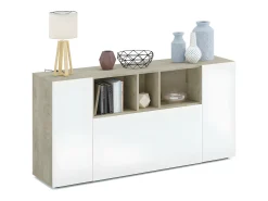 Aparador de 3 puertas y 3 nichos - L150 cm - Tamiko