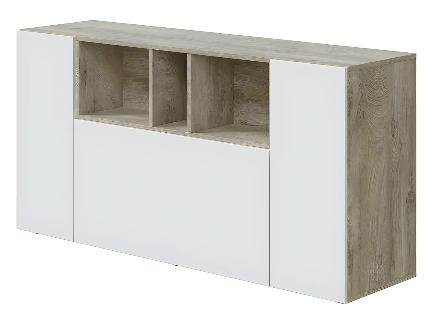 Aparador de 3 puertas y 3 nichos - L150 cm - Tamiko