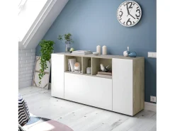 Aparador de 3 puertas y 3 nichos - L150 cm - Tamiko