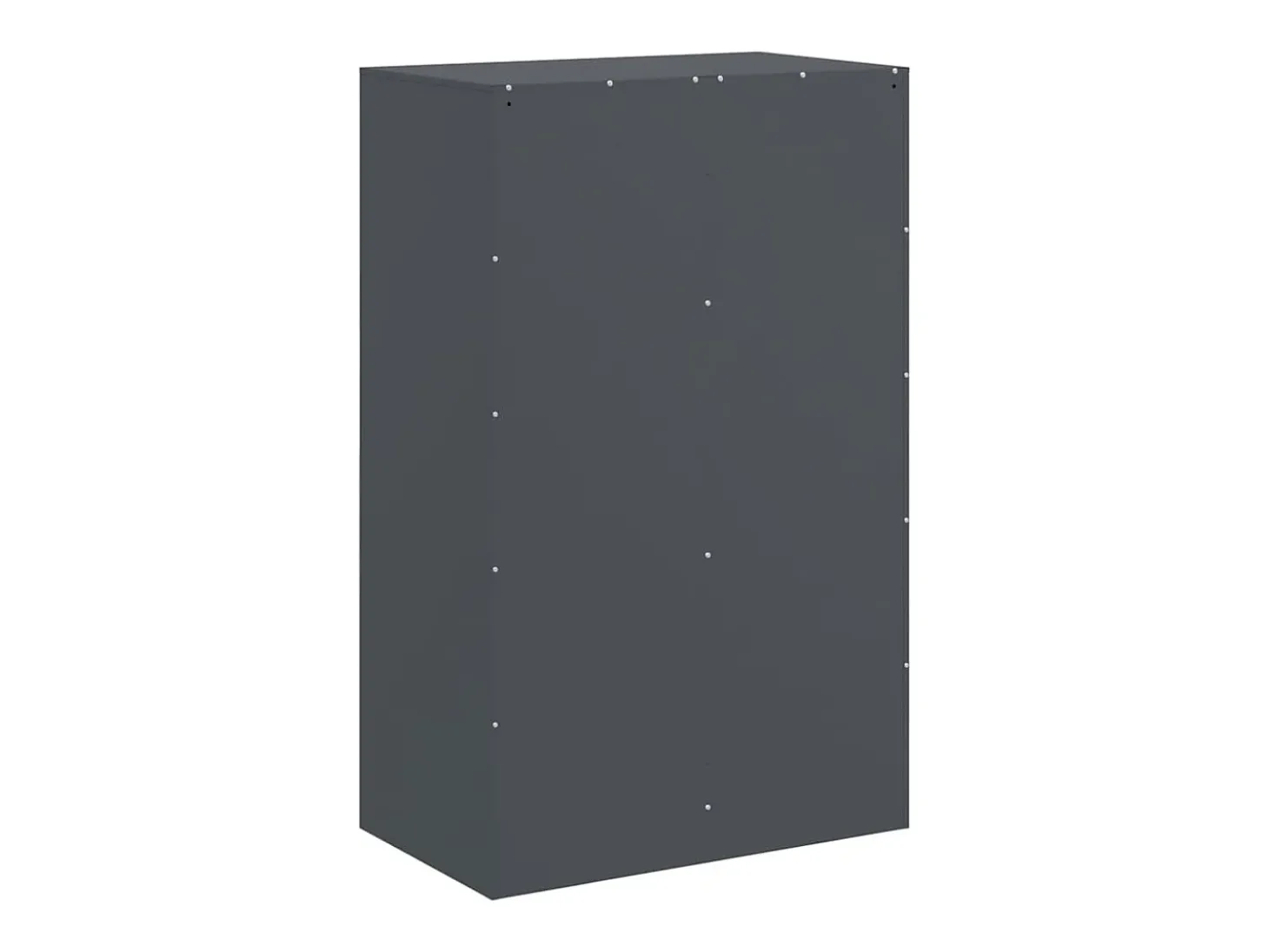 Aparador de acero antracita 67x39x107 cm