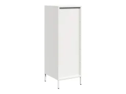 Aparador de acero blanco 39x35x103,5 cm