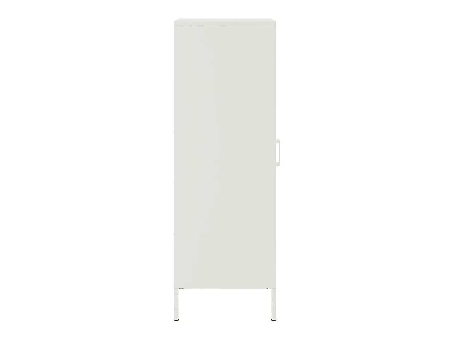 Aparador de acero blanco 36x39x113 cm