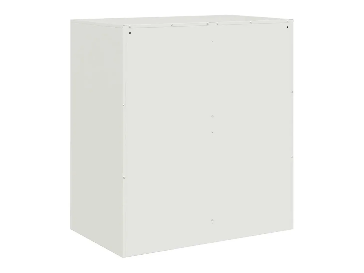 Aparador de acero blanco 67x39x73 cm