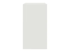 Aparador de acero blanco 67x39x73 cm
