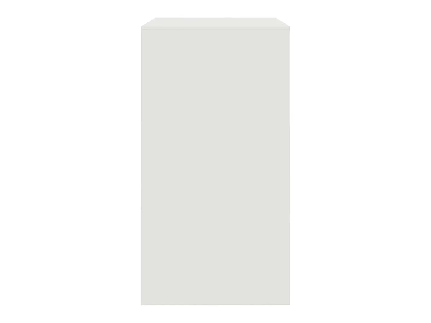 Aparador de acero blanco 67x39x73 cm