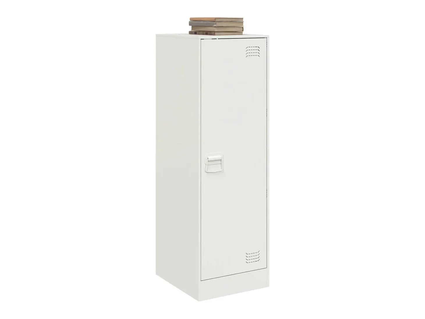 Aparador de acero blanco 34,5x39x107 cm ES901122
