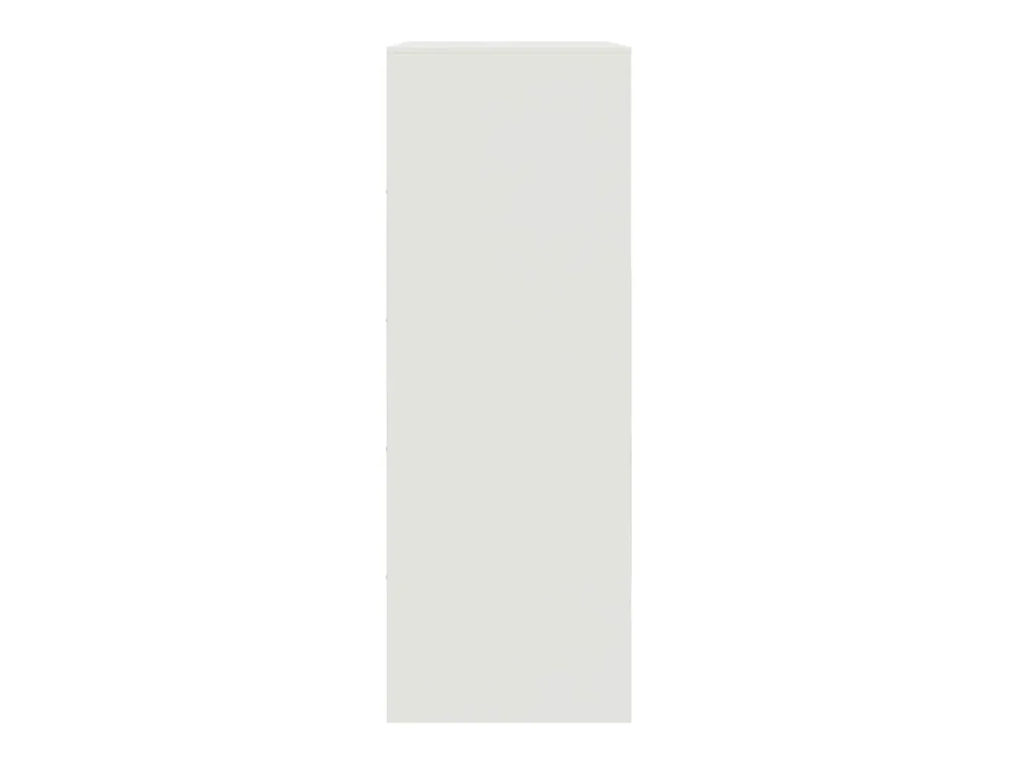 Aparador de acero blanco 67x39x107 cm