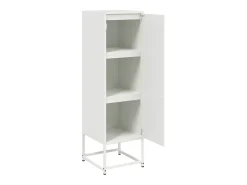 Aparador de acero blanco 36x39x123 cm