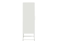 Aparador de acero blanco 36x39x123 cm