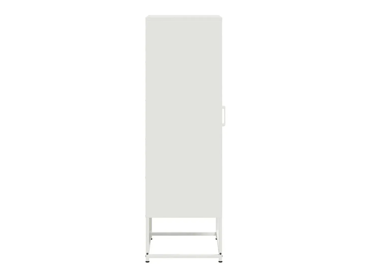 Aparador de acero blanco 36x39x123 cm