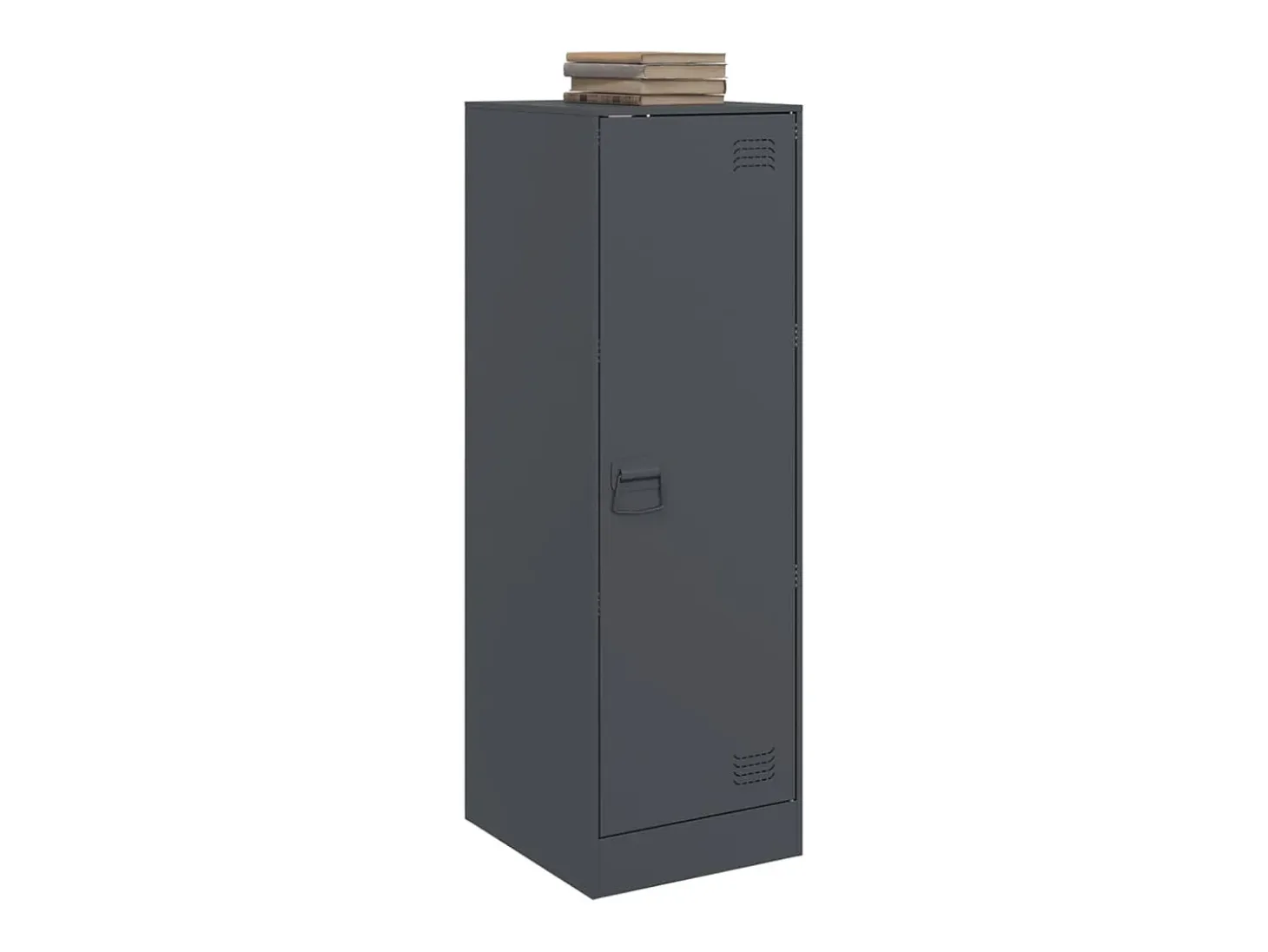 Aparador de acero gris antracita 34,5x39x107 cm