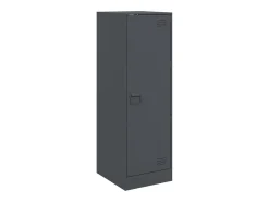 Aparador de acero gris antracita 34,5x39x107 cm