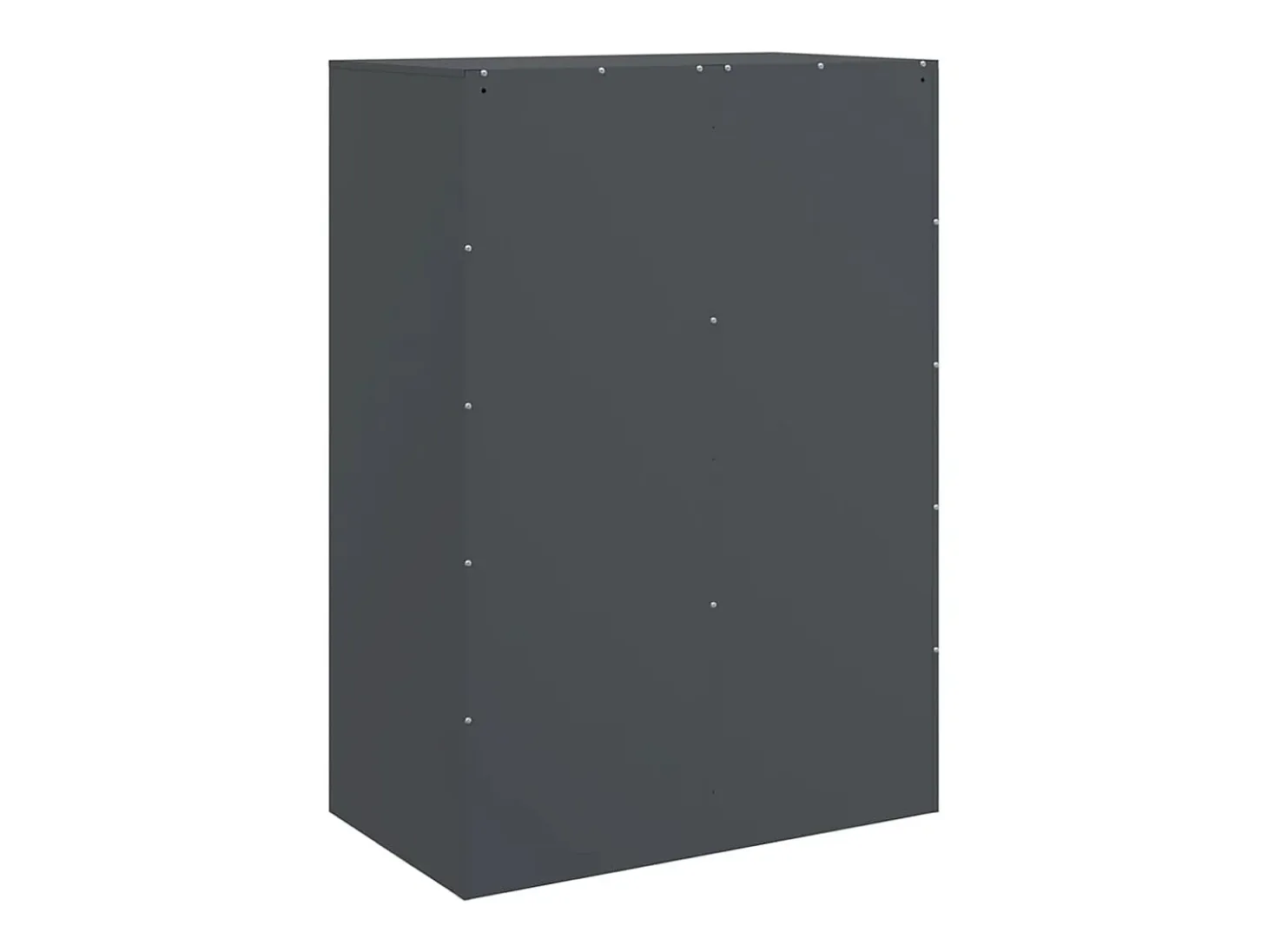 Aparador de acero gris antracita 67x39x95 cm