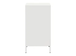 Aparador de acero laminado en frío blanco 35x39x73,5 cm