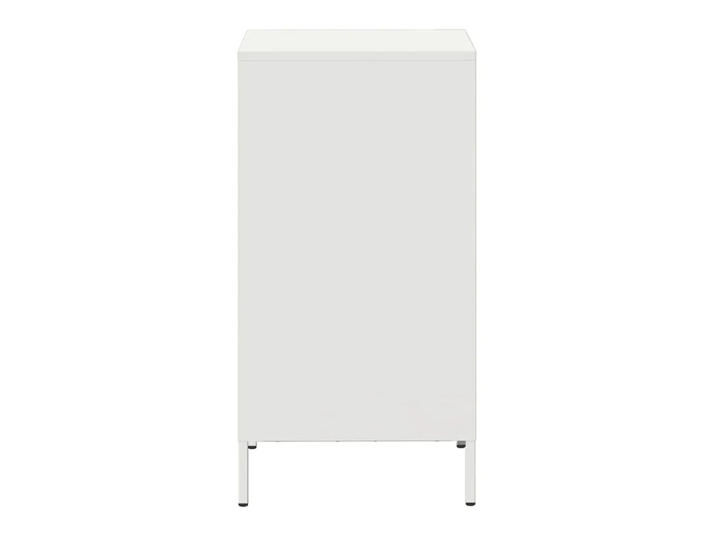 Aparador de acero laminado en frío blanco 35x39x73,5 cm