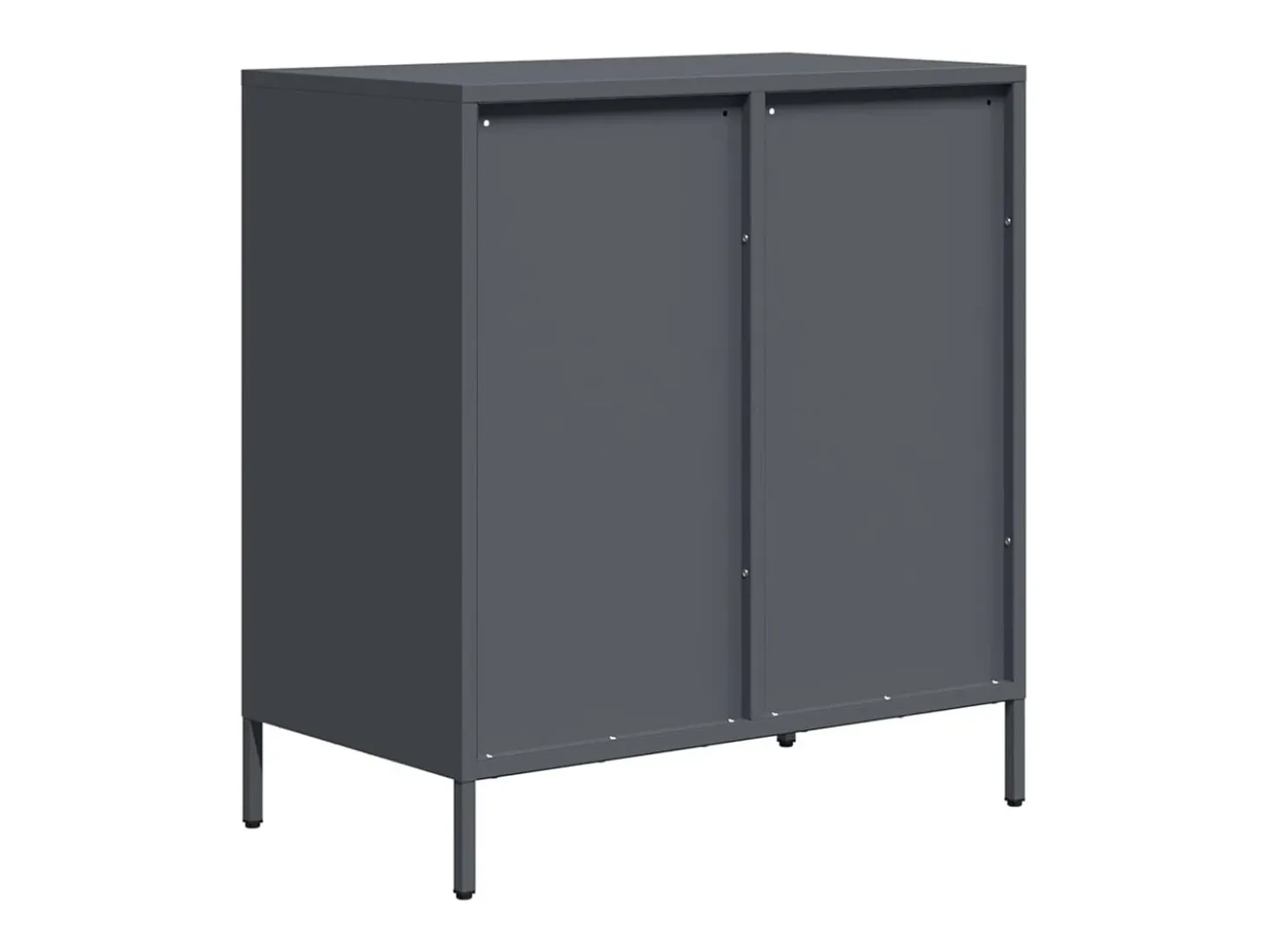 Aparador de acero laminado en frío antracita 68x39x73,5 cm