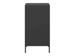 Aparador de acero laminado en frío negro 35x39x73,5 cm