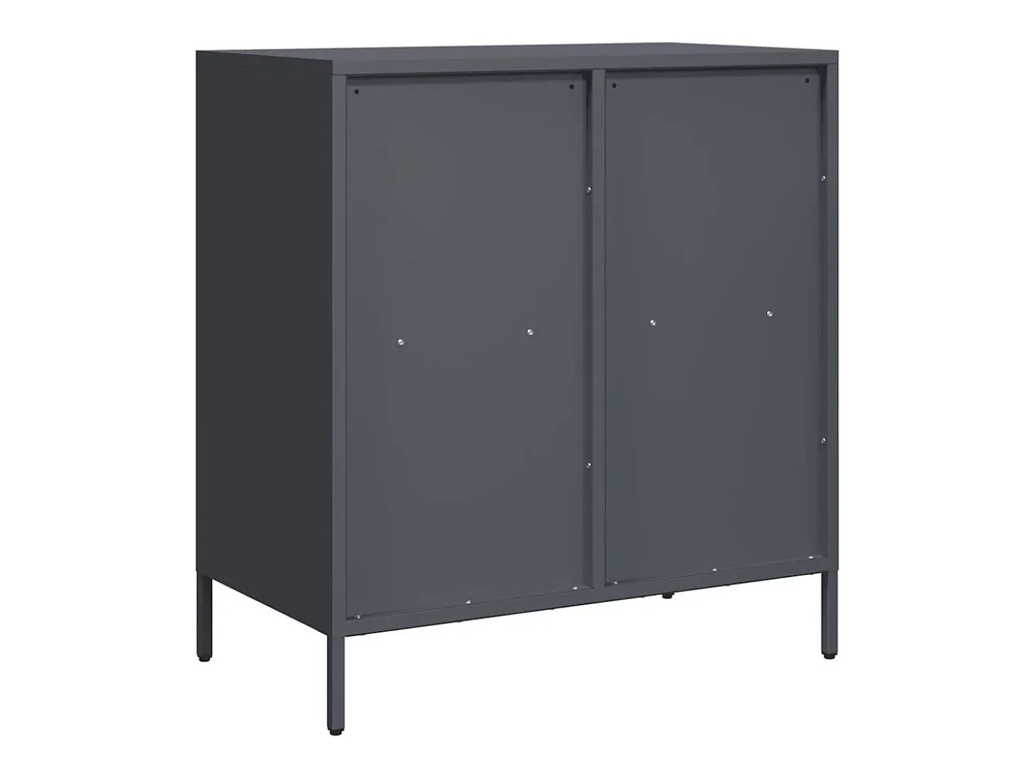 Aparador de acero laminado en frío antracita 68x39x73,5 cm