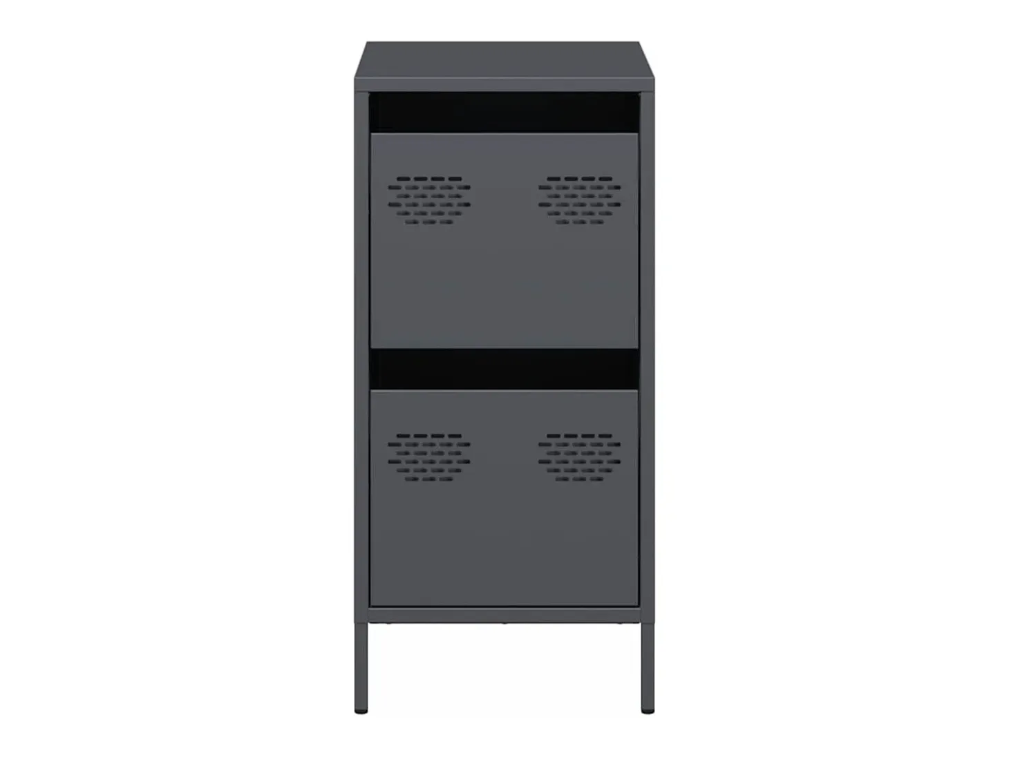 Aparador de acero laminado en frío antracita 35x39x73,5 cm