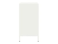 Aparador de acero laminado en frío blanco 68x39x73,5 cm