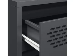 Aparador de acero laminado en frío antracita 68x39x58,5 cm