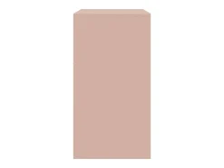 Aparador de acero rosa 67x39x73 cm