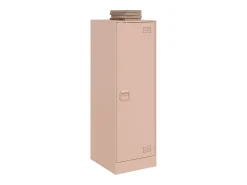 Aparador de acero rosa 34,5x39x107 cm ES594721