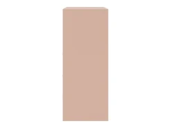 Aparador de acero rosa 67x39x95 cm