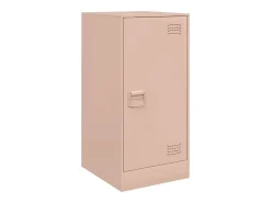 Aparador de acero rosa 34,5x39x73 cm ES137864