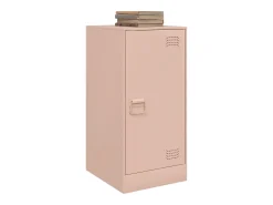 Aparador de acero rosa 34,5x39x73 cm ES137864